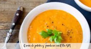 Crema de patata y zanahoria con Olla GM