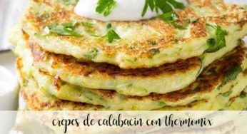 Crepes de calabacín con Thermomix