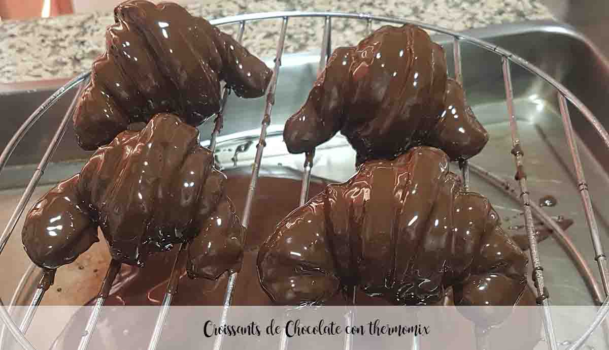 Croissants de Chocolate con thermomix