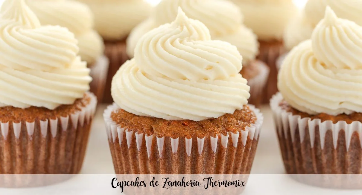 Cupcakes de Zanahoria Thermomix