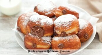 Donuts rellenos de Nutella con Thermomix