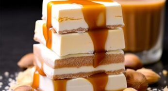 Dulce de caramelo con escamas de sal con thermomix