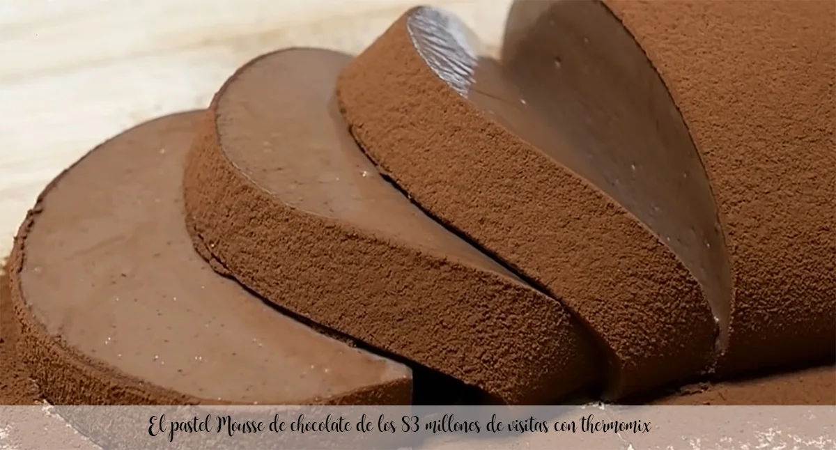 El pastel Mousse de chocolate de los 83 millones de visitas con thermomix