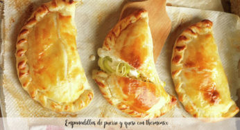 Empanadillas de puerro y queso con thermomix