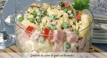 Ensalada de verano de fusili con thermomix