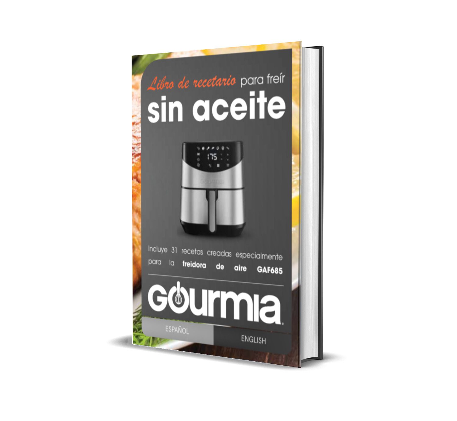 Libro recetario para freir sin aceite en PDF