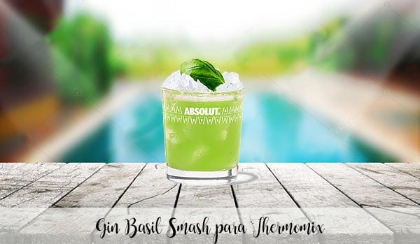 Gin Basil Smash para Thermomix