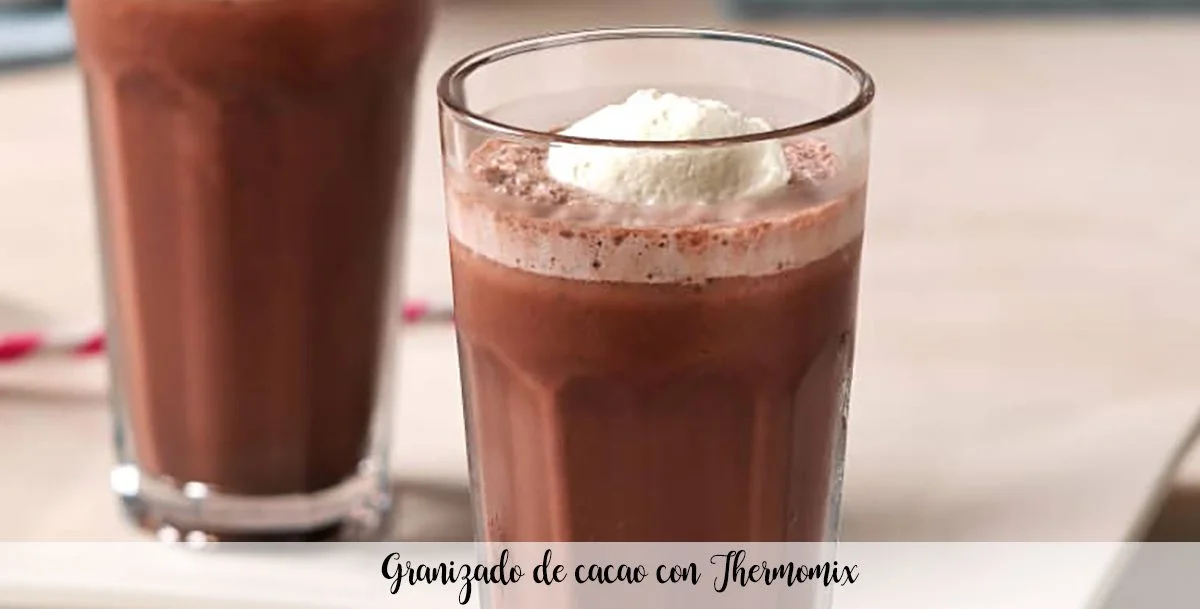 Granizado de cacao con Thermomix