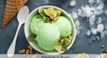 Helado de lima con Thermomix