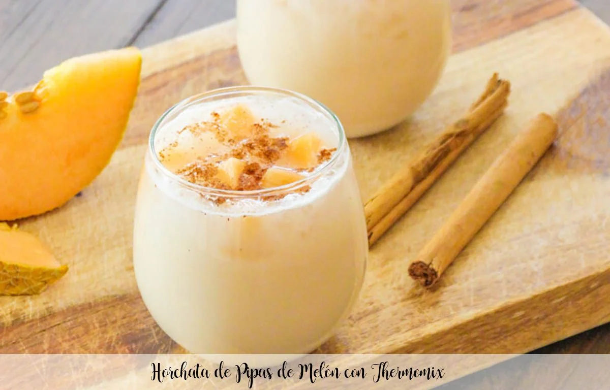 Horchata de Pipas de Melón con Thermomix