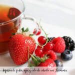 Infusión de frutos rojos y cola de caballo con Thermomix