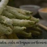 Judías verdes en tempura con thermomix