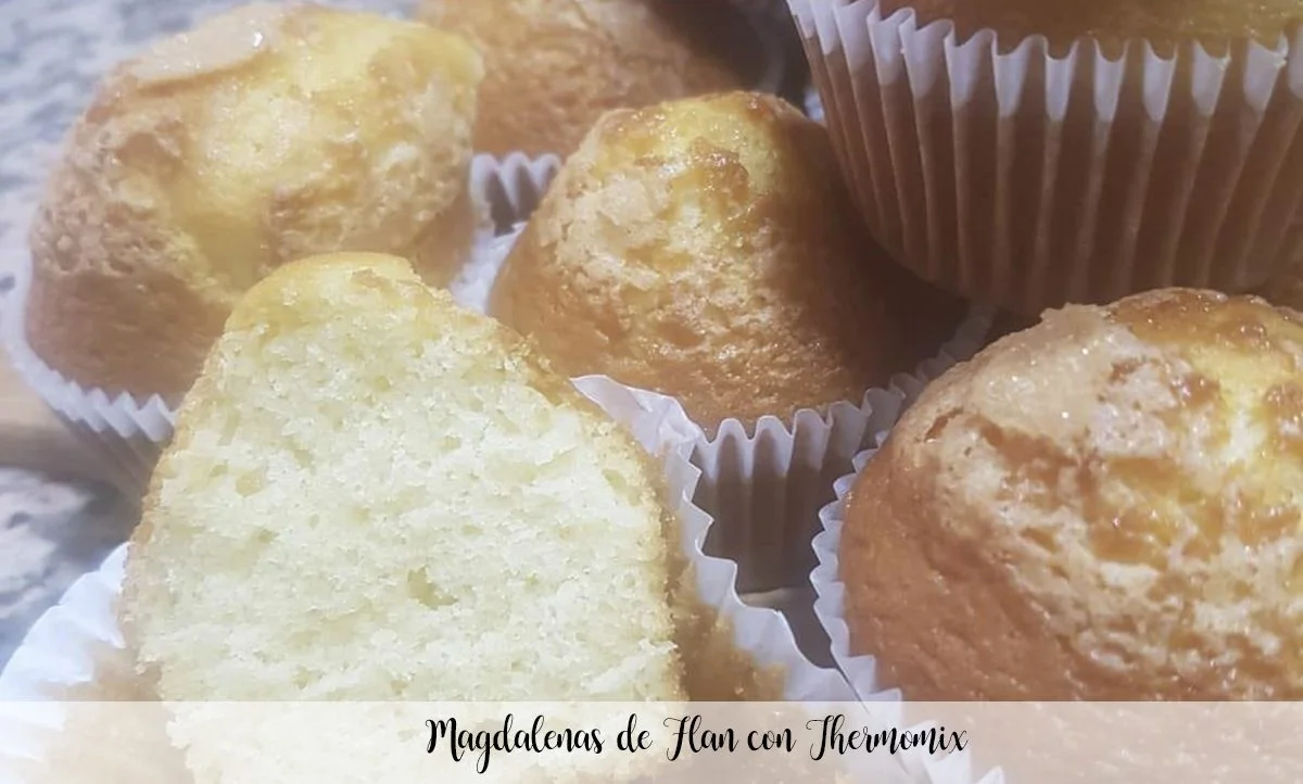 Magdalenas de Flan con Themromix