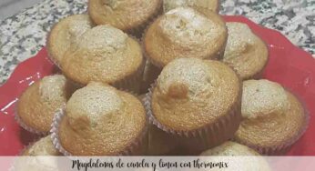 Magdalenas de canela y limon con thermomix