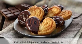 Mini Palmeras de Hojaldre con Chocolate en Freidora de Aire