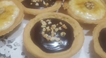 Mini tartaletas de crema y chocolate con thermomix