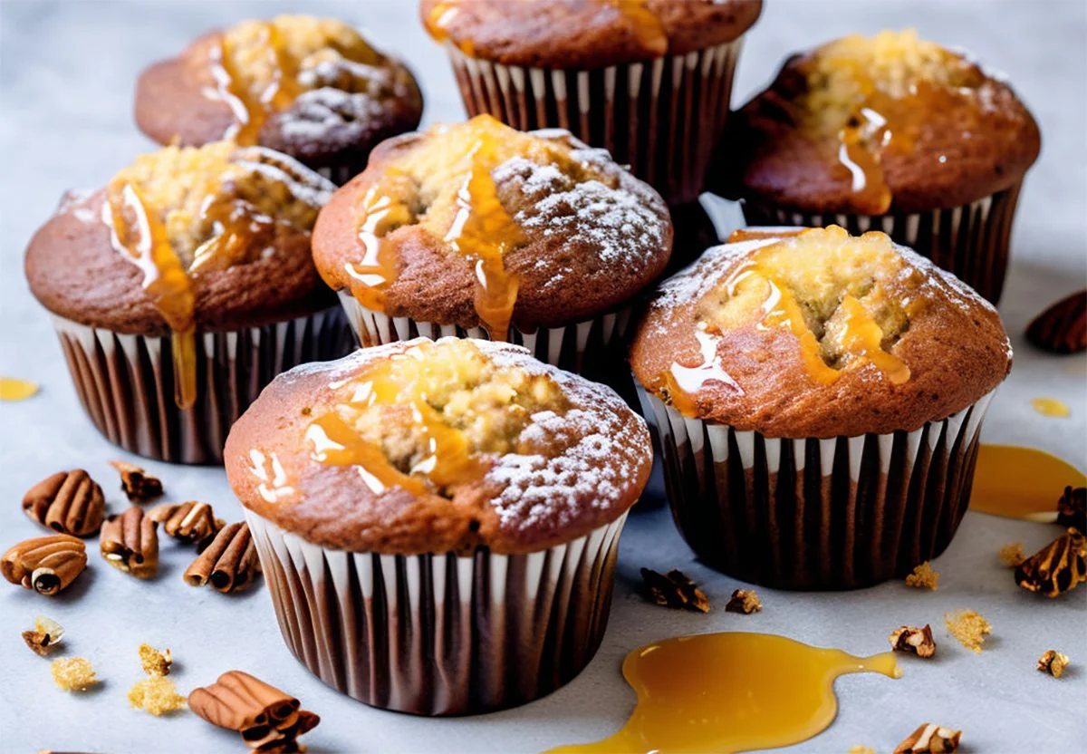 Muffins integrales de miel con Thermomix