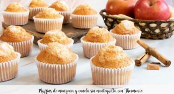 Muffins de manzana y canela sin mantequilla con Thermomix