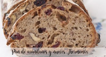 Pan de arándanos y nueces Thermomix