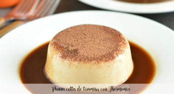 Panna cotta de tiramisu con Thermomix