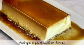 Pastel rápido de queso al caramelo con Thermomix