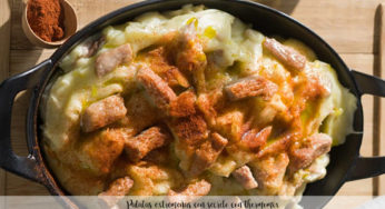 Patatas extremeñas con secreto con thermomix