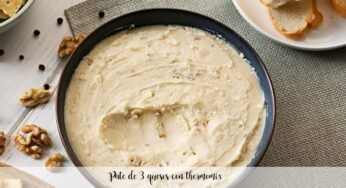 Pate de 3 quesos con thermomix