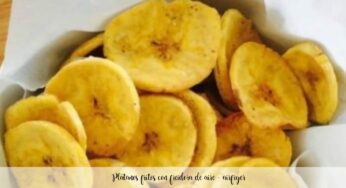 Plátanos fritos con freidora de aire – airfryer