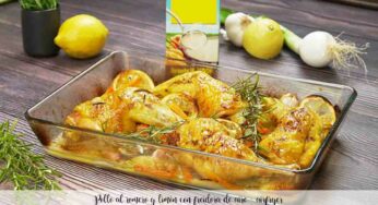 Pollo al romero y limón con freidora de aire – airfryer