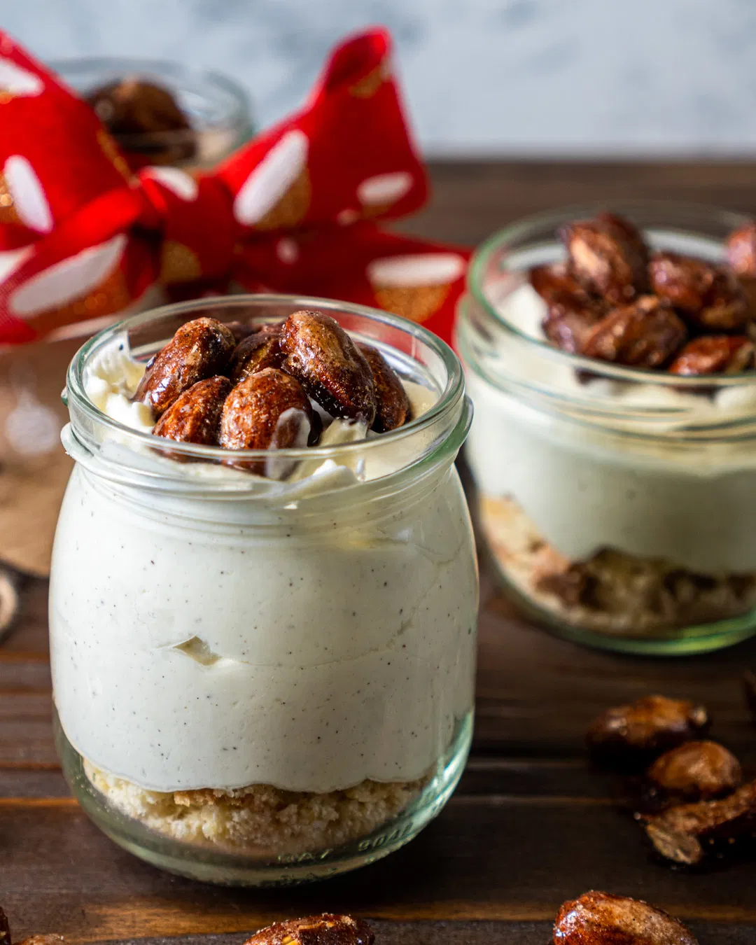 Postre Navideño con Almendras Tostadas en Thermomix