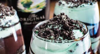 Pudin de Baileys de chocolate y menta con Thermomix