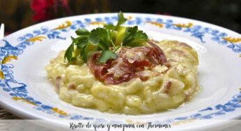 Risotto de queso y manzanas con Thermomix