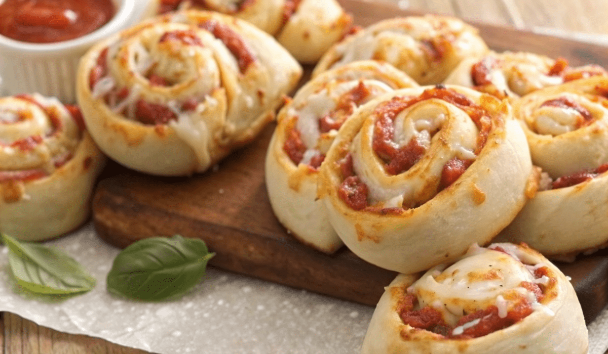 Rollitos de pizza con freidora de aire - airfryer