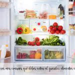 TRUCO: errores mas comunes que debes evitar al guardar alimentos en la nevera