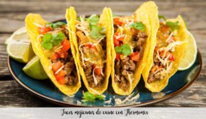 Tacos mejicanos de carne con Thermomix