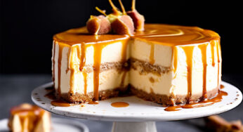 Tarta de queso con caramelo con thermomix