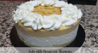 Tarta estilo Goxua con Thermomix