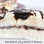 Tarta helada de nata y chocolate con Thermomix