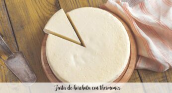 Tarta de horchata con thermomix