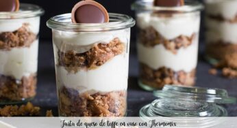 Tarta de queso de toffe en vaso con Thermomix