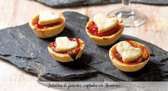 Tartaletas de pimientos confitados con Thermomix