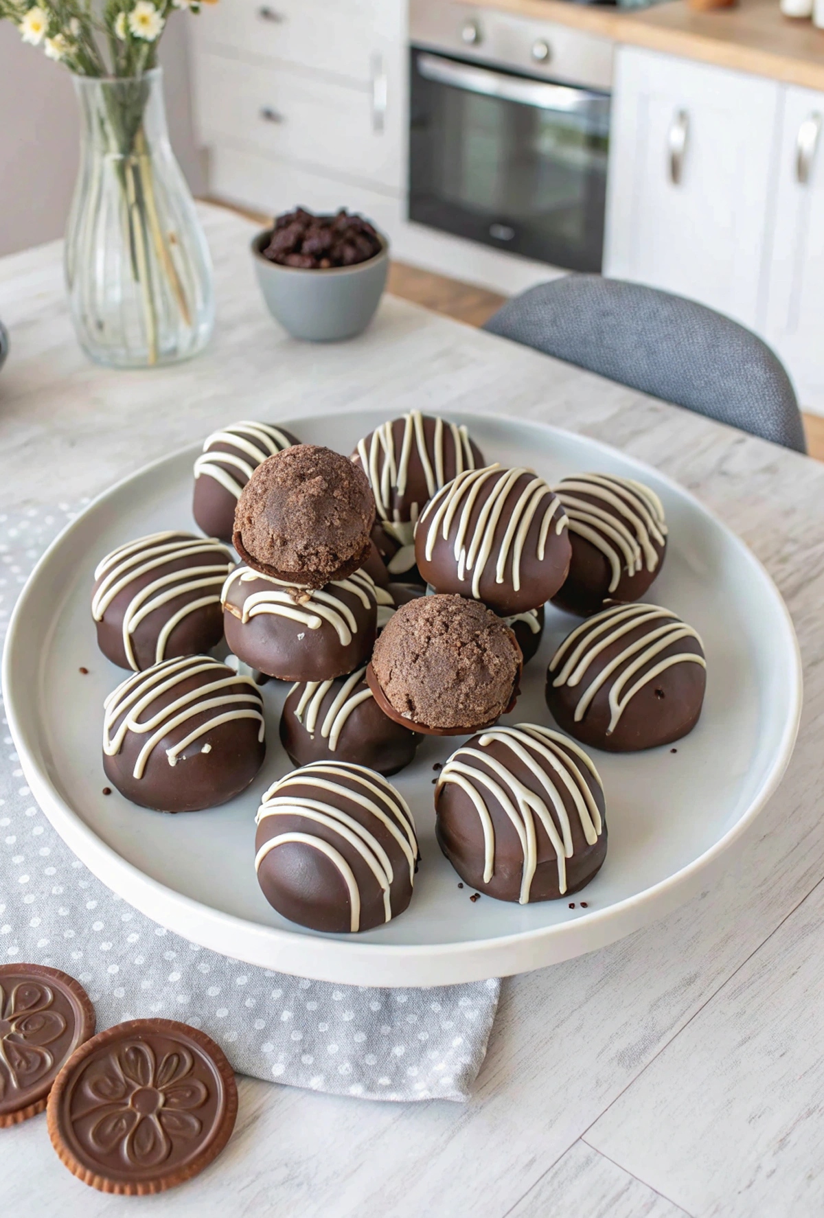 Bombones de Oreo con Thermomix