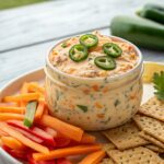 Dip de pimientos de colores y queso en Thermomix