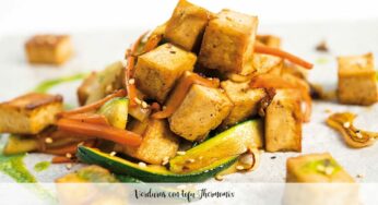 Verduras con tofu Thermomix
