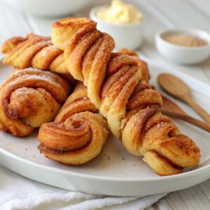 Trenzas de Canela con freidora de aire – Air Fryer