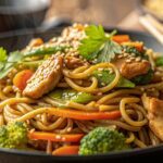 Fideos Yakisoba en Freidora de Aire