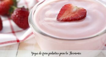 Yogur de fresa probiótico para la Thermomix