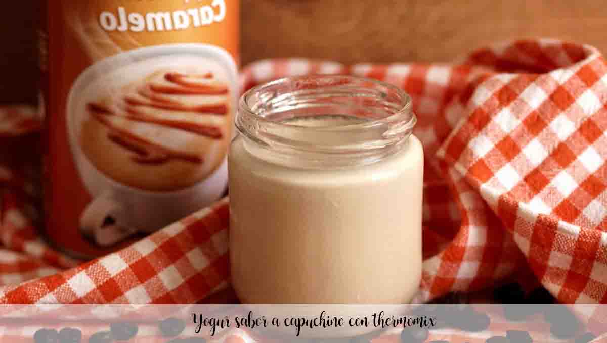 Yogur sabor a capuchino con thermomix