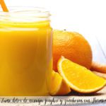 Zumo detox de naranja, jengibre y zanahorias con Thermomix