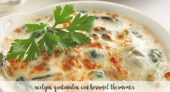 Acelgas con bechamel con Thermomix